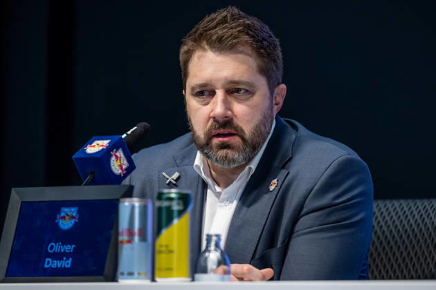Oliver David Head Coach, EHC Red Bull Muenchen at the post-match press conference Portrait Portraet GER, EHC Red Bull Muenchen vs Fischtown Pinguins Bremerhaven, Ice Hockey, DEL, Matchday 42, Season 2025 2026, 23 01 2026 GER, EHC Red Bull Muenchen vs Fischtown Pinguins Bremerhaven, Ice Hockey, DEL, Matchday 42, Season 2025 2026, 23 01 2026 Muenchen Copyright: xEibner-Pressefoto HeikexFeinerx EP_HFR