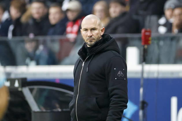 Christian Ilzer TSG Hoffenheim, Coach , Germany, Football, 1 Bundesliga, Matchday 19, 2025 2026, Eintracht Frankfurt vs TSG 1899 Hoffenheim, 24 01 2026, Frankfurt am Main Deutsche Bank Park Germany Copyright: xGrantxHubbsx
