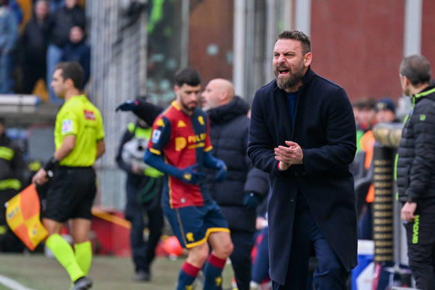 GenoaÕs head coach Daniele De Rossi during the Serie A soccer match between Genoa and Bologna at the Luigi Ferraris Stadium in Genoa, Italy - Sunday, January 25, 2026. - Soccer . Copyright: xTanoxPecoraro LaPressex