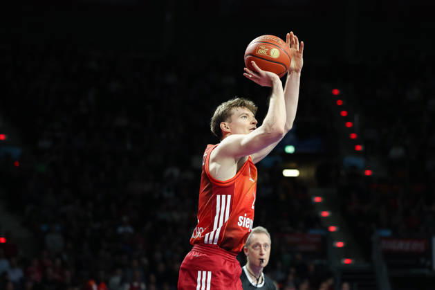 Justuz Hollatz FC Bayern Basketball, 21 , GER, FC Bayern Basketball vs Fitness First Wuerzburg Baskets, Basketball, easycredit Basketball Bundesliga, 17 Matchday, Season 2025 2026, 25 01 2026, GER, FC Bayern Basketball vs Fitness First Wuerzburg Baskets, Basketball, easycredit Basketball Bundesliga, 17 Matchday, Season 2025 2026, 25 01 2026 Munich Copyright: xEibner-Pressefoto JennixMaulx EP_JML