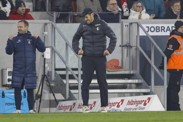 Julian Schuster SC Freiburg, Coach after the match , Germany, Football, 1 Bundesliga, Matchday 19, 2025 2026, SC Freiburg vs 1 FC Köln, 25 01 2026, Freiburg im Breisgau Europa Park Stadion Germany Copyright: xGrantxHubbsx