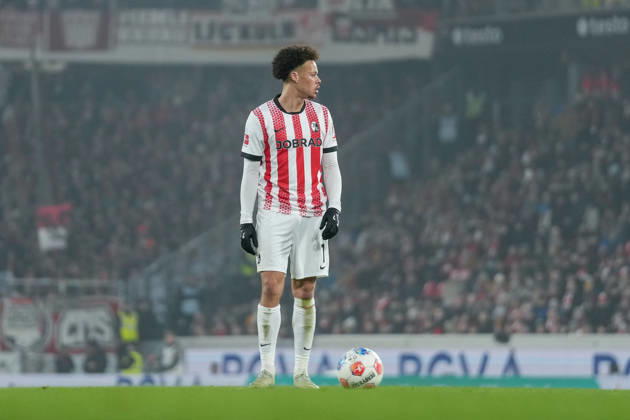 Derry Scherhant SC Freiburg, 07 am Ball , Germany, Soccer, 1 Bundesliga, 19 Matchday, 2025 2026, SC Freiburg vs 1 FC Köln, 25 01 2026, Europa Park Stadion, Freiburg, Germany DFL REGULATIONS PROHIBIT ANY USE OF PHOTOGRAPHS AS IMAGE SEQUENCES AND OR QUASI VIDEO Freiburg Europa Park Stadion Baden Württemberg Germany Copyright: xArnexAmbergx
