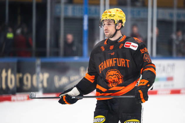 Michael Joyaux Loewen Frankfurt, 49 GER, Loewen Frankfurt vs Eisbaeren Berlin, Ice Hockey, Penny DEL, 43 Matchday, Season 2025 2026, 25 01 2026 Eibner Pressefoto Attila Ziga GER, Loewen Frankfurt vs Eisbaeren Berlin, Ice Hockey, Penny DEL, 43 Matchday, Season 2025 2026, 25 01 2026 Frankfurt Copyright: xEibner-Pressefotox EP_AZA