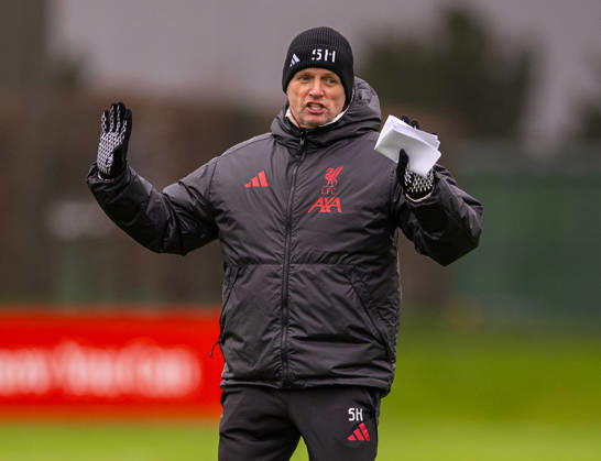 Football - UEFA Champions League - Liverpool FC v QarabaÄü FK - MD-1 LIVERPOOL, ENGLAND - Tuesday, January 27, 2026: Liverpool s first assistant coach Sipke Hulshoff during a training session at the AXA Training Centre ahead of the UEFA Champions League match between Liverpool FC and QarabaÄü FK. (Photo by David Rawcliffe Propaganda) LIVERPOOL AXA Training Centre MERSEYSIDE ENGLAND Copyright: xDavidxRawcliffex P2026-01-27-Liverpool_ Qarabag_MD-1-9