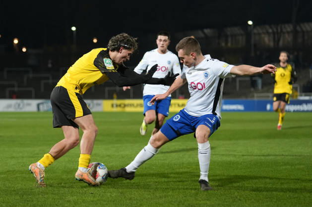 Friday, 30 01 2026 Season 2025 2026 20 Matchday Regionalliga West at Stadion Rote Erde, Dortmund, Germany BV Borussia Dortmund U23 Sportfreunde Lotte Babis Charalampos Drakas BVB