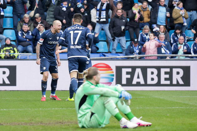 31 01 2026, xgrfx, Soccer 2 Bundesliga, VfL Bochum FC Schalke 04 v l Tor, Philipp Hofmann VfL Bochum DFL DFB REGULATIONS PROHIBIT ANY USE OF PHOTOGRAPHS as IMAGE SEQUENCES and or QUASI VIDEO Bochum
