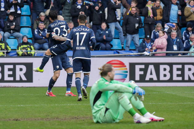 31 01 2026, xgrfx, Soccer 2 Bundesliga, VfL Bochum FC Schalke 04 v l Tor, Philipp Hofmann VfL Bochum DFL DFB REGULATIONS PROHIBIT ANY USE OF PHOTOGRAPHS as IMAGE SEQUENCES and or QUASI VIDEO Bochum