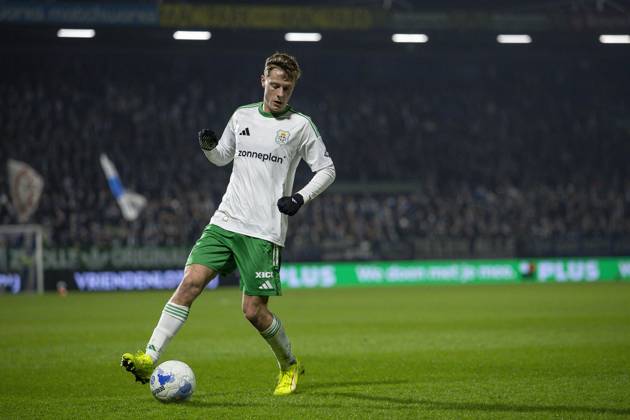 ZWOLLE, 31-01-2026 , MAC3PARK Stadion , season 2025 2026 , Dutch Eredivisie Football , match between PEC Zwolle and Telstar , picture shows PEC Zwolle player Nick Fichtinger PEC - Telstar x201217420x Copyright: