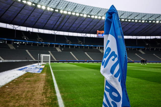Mood picture Olympiastadion Berlin, Hertha BSC Berlin, wintry, GER, Hertha BSC vs ,SV Darmstadt 98, 2 Bundesliga, Season 2025 2026, 20 Matchday, 01 02 2026 DFL REGULATIONS PROHIBIT ANY USE OF PHOTOGRAPHS AS IMAGE SEQUENCES AND OR QUASI VIDEO GER, Hertha BSC vs ,SV Darmstadt 98, 2 Bundesliga, Season 2025 2026, 20 Matchday, 01 02 2026 Berlin Copyright: xClaudiusxRauch,xEibner-Pressefotox xClaudiusxRauchx EP_CRH