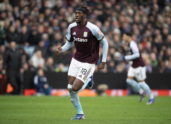 Aston Villa v Brentford - Premier League BIRMINGHAM, ENGLAND - FEBRUARY 1: Tammy Abraham of Aston Villa during the Premier League match between Aston Villa and Brentford at Villa Park on February 1, 2026 in Birmingham, United Kingdom. Birmingham Villa Park England United Kingdom Copyright: xVisionhausx 776340586