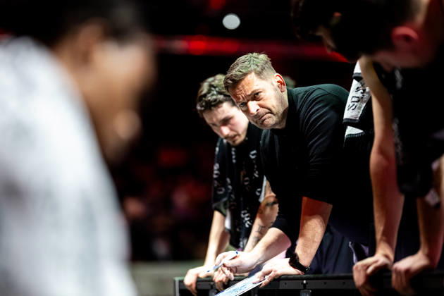 08 02 2026 Basketball Season 2025 2026 2 Bundesliga Pro A 22 Matchday Nuremberg Falcons Basketball Club NBC Bozic Estriche Knights Kirchheim ThHa xthxhax Igor Perovic Coach, Headcoach, Kirchheim Knights