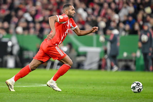 Jonathan Tah FC Bayern München in action, on the ball, single action during the DFB Cup Quarter final match between FC Bayern München and RB Leipzig, Allianz Arena on February 11, 2026 in Munich, Germany Photo by Harry Langer DeFodi Images Jonathan Tah FC Bayern München controls the Ball during the DFB Cup Quarter final match between FC Bayern München and RB Leipzig at Allianz Arena on February 11, 2026 in München, Germany Photo by Harry Langer DeFodi Images DFL regulations prohibit any use of photographs as image sequences and or quasi video Photo by Harry Langer DeFodi Images DFL regulations prohibit any use of photographs as image sequences and or quasi video