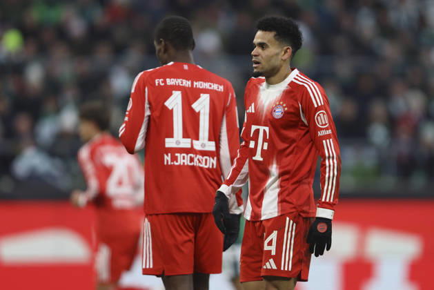 Luis Diaz FC Bayern München looks on during the Bundesliga match between SV Werder Bremen and FC Bayern München, Weserstadion on February 14, 2026 in Bremen, Germany Photo by Oliver Kaelke DeFodi Images Luis Diaz FC Bayern München looks on during the Bundesliga match between SV Werder Bremen and FC Bayern München at Weserstadion on February 14, 2026 in Bremen, Germany Photo by Oliver Kaelke DeFodi Images DFL regulations prohibit any use of photographs as image sequences and or quasi video Photo by Oliver Kaelke DeFodi Images