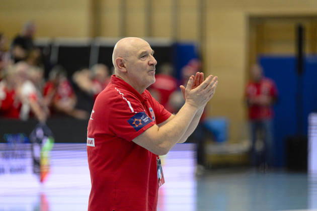 Herbert Mueller Thueringer HC, Coach GER, Thueringer HC vs Motherson Mosonmagyarovari KC , Handball, EHF European League Women, Group Phase , Season 2025 2026, 15 02 2026 GER, Thueringer HC vs Motherson Mosonmagyarovari KC , Handball, EHF European League Women, Group Phase , Season 2025 2026, 15 02 2026 Bad Langensalza Copyright: xEibner-Pressefoto MartinxHerbstx EP_MHT