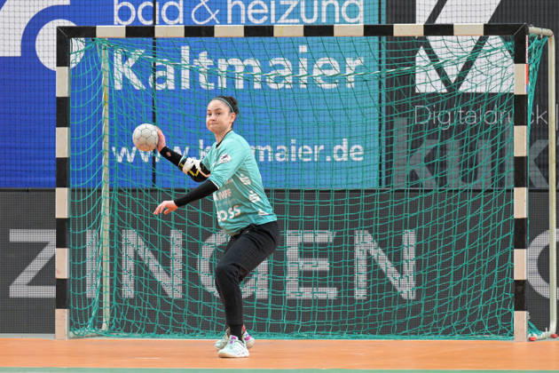 Sara Suba TusSies Metzingen, 77 in goal TusSies Metzingen vs SV Union Halle Neustadt, Handball, Alsco HBF, 17 League Matchday, Season 2025 2026, 15 02 2026 TusSies Metzingen vs SV Union Halle Neustadt, Handball, Alsco HBF, 17 League Matchday, Season 2025 2026, 15 02 2026 Tuebingen Copyright: xEibner-Pressefoto TobiasxBaurx EP_TBR