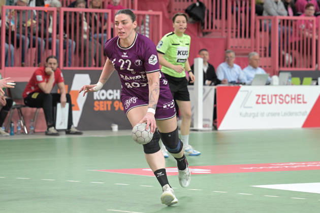 Gabriela Clausson Bitolo TusSies Metzingen, 22 TusSies Metzingen vs SV Union Halle Neustadt, Handball, Alsco HBF, 17 League Matchday, Season 2025 2026, 15 02 2026 TusSies Metzingen vs SV Union Halle Neustadt, Handball, Alsco HBF, 17 League Matchday, Season 2025 2026, 15 02 2026 Tuebingen Copyright: xEibner-Pressefoto TobiasxBaurx EP_TBR