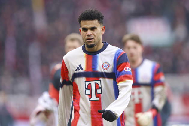 Luis Diaz FC Bayern München looks on during the Bundesliga match between SV Werder Bremen and FC Bayern München, Weserstadion on February 14, 2026 in Bremen, Germany Photo by Oliver Kaelke DeFodi Images Luis Diaz FC Bayern München looks on during the Bundesliga match between SV Werder Bremen and FC Bayern München at Weserstadion on February 14, 2026 in Bremen, Germany Photo by Oliver Kaelke DeFodi Images DFL regulations prohibit any use of photographs as image sequences and or quasi video Photo by Oliver Kaelke DeFodi Images