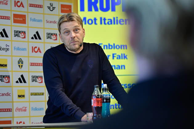 STOCKHOLM, SWEDEN 20260218 Swedish national team captain Tony Gustavsson during the Swedish Football Association s press conference where the women s squad for the World Cup qualifiers is presented STOCKHOLM SWEDEN x10658x  Copyright: xMagnusxLejhall TTx WOMEN S FOOTBALL TEAM WORLD CUP QUALIFYING