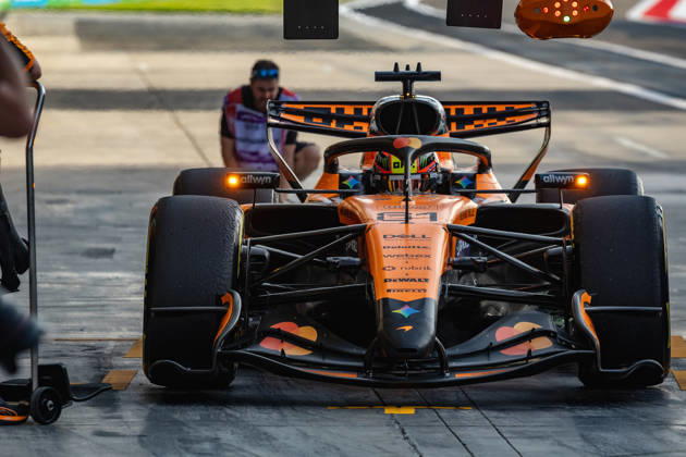 Oscar Piastri AUS, McLaren Mastercard Formula 1 Team, 81 BHR, Formula 1 World Championship, Formula 1 testing, Bahrain international Circuit, 13 02 2026 BHR, Formula 1 World Championship, Formula 1 testing, Bahrain international Circuit, 13 02 2026 Copyright: xEibner-Pressefoto ThomasxFuesslerx EP_TFR
