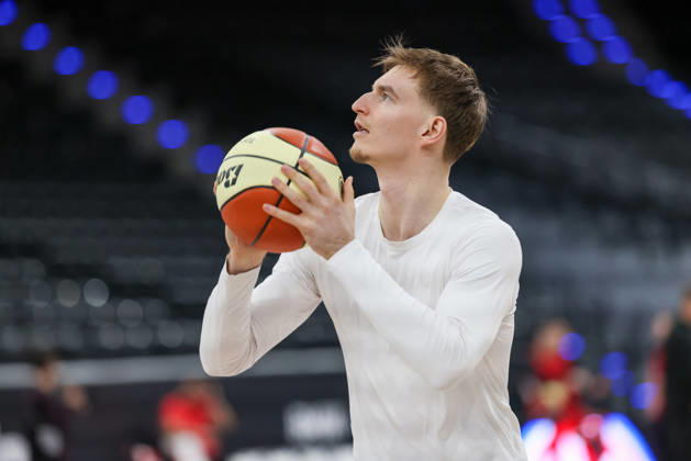 Justuz Hollatz FC Bayern Basketball, 21 , GER, FC Bayern Basketball, Training, Basketball, BBL Cup, BMW TOP FOUR, Season 2025 2026, 20 02 2026, GER, FC Bayern Basketball, Training, Basketball, BBL Cup, BMW TOP FOUR, Season 2025 2026, 20 02 2026 Munich Copyright: xEibner-Pressefoto JennixMaulx EP_JML