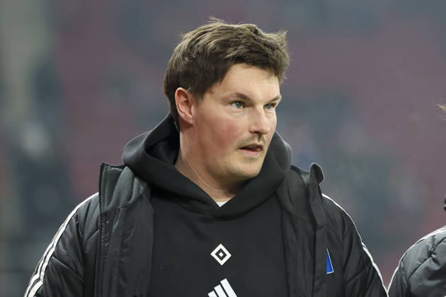 Merlin Polzin Hamburger SV, Coach , Germany, Soccer, 1 Bundesliga, Matchday 23, 2025 2026, 1 FSV Mainz vs Hamburger SV, 20 02 2026, Mainz Mewa Arena Germany Copyright: xGrantxHubbsx
