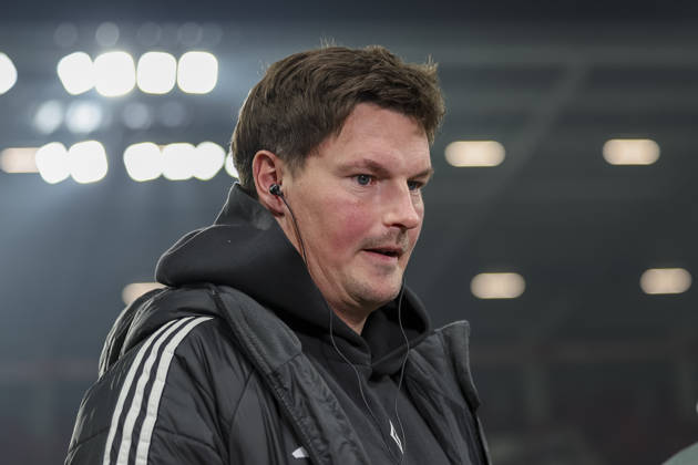 Merlin Polzin Hamburger SV, Coach , Germany, Soccer, 1 Bundesliga, Matchday 23, 2025 2026, 1 FSV Mainz vs Hamburger SV, 20 02 2026, Mainz Mewa Arena Germany Copyright: xGrantxHubbsx