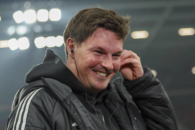 Merlin Polzin Hamburger SV, Coach , Germany, Soccer, 1 Bundesliga, Matchday 23, 2025 2026, 1 FSV Mainz vs Hamburger SV, 20 02 2026, Mainz Mewa Arena Germany Copyright: xGrantxHubbsx