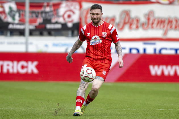 Regionalliga Nordost Season 25 26 Hallescher FC vs Greifswalder FC Halle, Germany February 21, 2026 In the picture Jan Löhmannsröben Loehmannsroeben Halle Halle Saale Leuna Chemie Stadion Sachsen Anhalt Germany