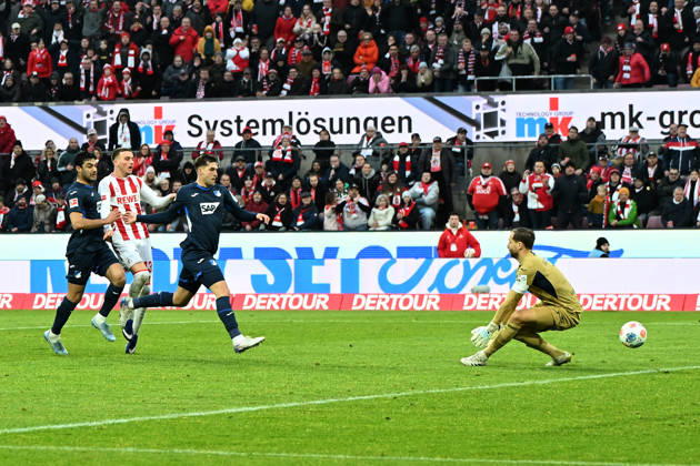 Said El Mala 1 FC Koeln goal for 2 2 during the Bundesliga match between 1 FC Köln and TSG 1899 Hoffenheim, RheinEnergieSTADION on February 21, 2026 in Köln, Germany Photo by Ralf Treese DeFodi Images Said El Mala 1 FC Koeln scores his team™s second goal during the Bundesliga match between 1 FC Köln and TSG 1899 Hoffenheim at RheinEnergieSTADION on February 21, 2026 in Köln, Germany Photo by Ralf Treese DeFodi Images DFL regulations prohibit any use of photographs as image sequences and or quasi video Photo by Ralf Treese DeFodi Images