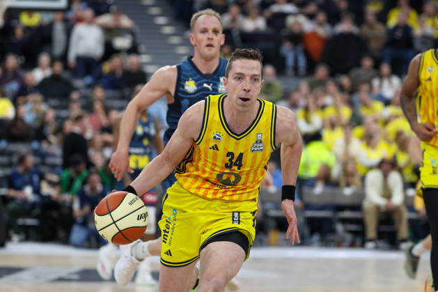 Justin Bean Alba Berlin, 34 , GER, Alba Berlin vs EWE Baskets Oldenburg, Basketball, BBL Pokal, BMW TOP FOUR, Semifinal, Season 2025 2026, 21 02 2026, GER, Alba Berlin vs EWE Baskets Oldenburg, Basketball, BBL Pokal, BMW TOP FOUR, Semifinal, Season 2025 2026, 21 02 2026 Muenchen Copyright: xEibner-Pressefoto JennixMaulx EP_JML