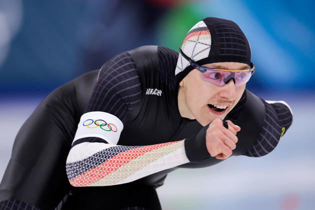2026-02-19 Speed skating, Eisschnelllauf - Milano Cortina 2026 Winter Olympics - Day 13 MILAN, ITALY - FEBRUARY 19: Finn Sonnekalb of Germany competing in the Men s 1500m during Day 13 of Speed Skating - Milano Cortina 2026 Winter Olympics at Milano Speed Skating Stadium on February 19, 2026 in Milan, Italy. (Photo by Joris Verwijst BSR Agency) Milan Italy Content not available for redistribution in The Netherlands directly or indirectly through any third parties. Copyright: xBSRxAgencyx