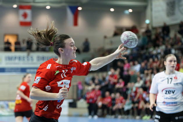Emma Hertha Halle, 17 , SV Union Halle Neustadt vs BSV Sachsen Zwickau, Alsco Handball Bundesliga Women, Season 2025 26, 18 Matchday, 25 02 2026 Halle SWH Arena Sachsen Anhalt Germany