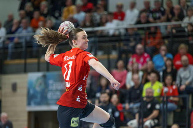 Emma Hertha Halle, 17 , SV Union Halle Neustadt vs BSV Sachsen Zwickau, Alsco Handball Bundesliga Women, Season 2025 26, 18 Matchday, 25 02 2026 Halle SWH Arena Sachsen Anhalt Germany