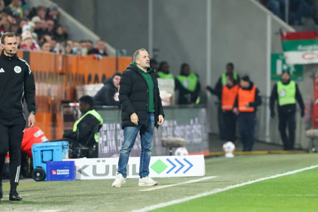 Manuel Baum FC Augsburg, Head Coach , GER, FC Augsburg vs 1 FC Koeln, Football, Bundesliga, 24 Matchday, Season 2025 2026, 27 02 2026, DFL DFB REGULATIONS PROHIBIT ANY USE OF PHOTOGRAPHS as IMAGE SEQUENCES and or QUASI VIDEO, GER, FC Augsburg vs 1 FC Koeln, Football, Bundesliga, 24 Matchday, Season 2025 2026, 27 02 2026 Augsburg Copyright: xEibner-Pressefoto JennixMaulx EP_JML