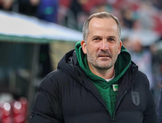 Manuel Baum FC Augsburg, Head Coach , GER, FC Augsburg vs 1 FC Koeln, Football, Bundesliga, 24 Matchday, Season 2025 2026, 27 02 2026, DFL DFB REGULATIONS PROHIBIT ANY USE OF PHOTOGRAPHS as IMAGE SEQUENCES and or QUASI VIDEO, GER, FC Augsburg vs 1 FC Koeln, Football, Bundesliga, 24 Matchday, Season 2025 2026, 27 02 2026 Augsburg Copyright: xEibner-Pressefoto JennixMaulx EP_JML