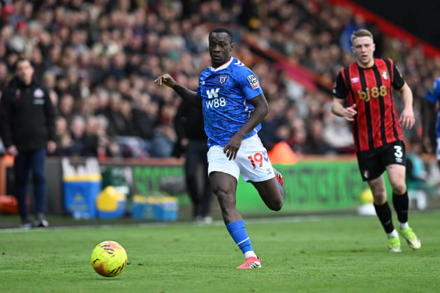 Bournemouth v Sunderland, Premier League Habib Diarra (19) of Sunderland on the attack during the Premier League match between Bournemouth and Sunderland at the Vitality Stadium, Bournemouth, UK on 28 February 2026. Bournemouth Vitality Stadium Dorset UK Editorial use only DataCo restrictions apply See www.football-dataco.com , Copyright: xGrahamxHuntx PSI-23826-0194