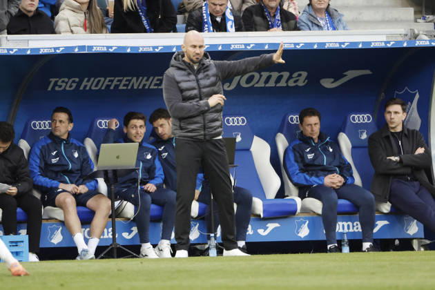 Christian Ilzer TSG Hoffenheim, Coach , Germany, Soccer, 1 Bundesliga, 24 Matchday, 2025 2026, TSG Hoffenheim vs FC St Pauli, 28 02 2026, Sinsheim PreZero Arena Germany Copyright: xGrantxHubbsx