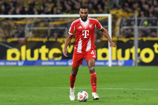 Jonathan Tah FC Bayern Muenchen in action, on the ball, individual action during the Bundesliga match between Borussia Dortmund and FC Bayern München, Signal Iduna Park on February 28, 2026 in Dortmund, Germany Germany Photo by Ralf Treese DeFodi Images Jonathan Tah FC Bayern Muenchen controls the ball during the Bundesliga match between Borussia Dortmund and FC Bayern München at Signal Iduna Park on February 28, 2026 in Dortmund, Germany Photo by Ralf Treese DeFodi Images DFL regulations prohibit any use of photographs as image sequences and or quasi video Photo by Ralf Treese DeFodi Images