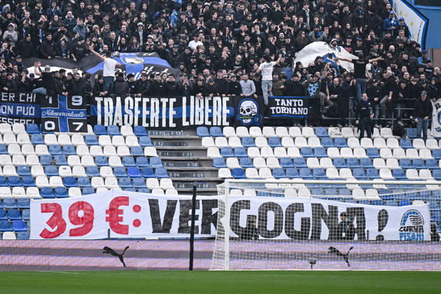 Db Reggio Emilia 01 03 2026 - campionato di calcio Serie A Sassuolo-Atalanta foto Daniele Buffa Image nella foto: striscione tifosi Atalanta