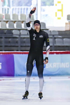 SPEED SKATING Finn SONNEKALB GER at the ISU Speed Skating Junior World Championships in Inzell over 1 000m men on 28 02 2026, Germany, Upper Bavaria, Traunstein Inzell Max Aicher Arena Upper Bavaria Germany