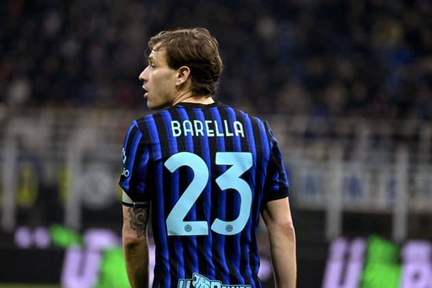 Foto IPP Paolo Bona Milano 28 02 2026 Campionato Serie A di Calcio stagione 2025 2026 partita Inter-Genoa Nella foto Nicolo Barella Italy Photo Press Worldwide Copyright italy ITALY Copyright: xR4924_italyphotopressx