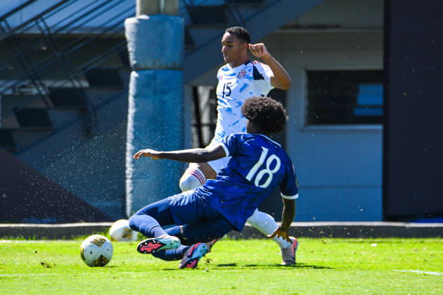 Costa Rica national team, Nationalteam against Bermuda National team. 2026 Concacaf Under - 20 Qualifiers Costa Rica National team midfielder Nick Bennette (15) in action during the match between the U-20 National Teams of Costa Rica and Bermuda, played on 02.03.26 at at the FCRF-Plycem Sports Complex in Alajuela, Costa Rica as part of the 2026 Concacaf Under - 20 Qualifiers. Photo Jose Campos PMEimages. Alajuela Alajuela Costa Rica Copyright: xJosexCamposx xPMEimagesx