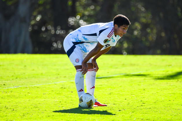Costa Rica national team, Nationalteam against Bermuda National team. 2026 Concacaf Under - 20 Qualifiers Costa Rica National team midfielder David Garro (9) in action during the match between the U-20 National Teams of Costa Rica and Bermuda, played on 02.03.26 at at the FCRF-Plycem Sports Complex in Alajuela, Costa Rica as part of the 2026 Concacaf Under - 20 Qualifiers. Photo Jose Campos PMEimages. Alajuela Alajuela Costa Rica Copyright: xJosexCamposx xPMEimagesx