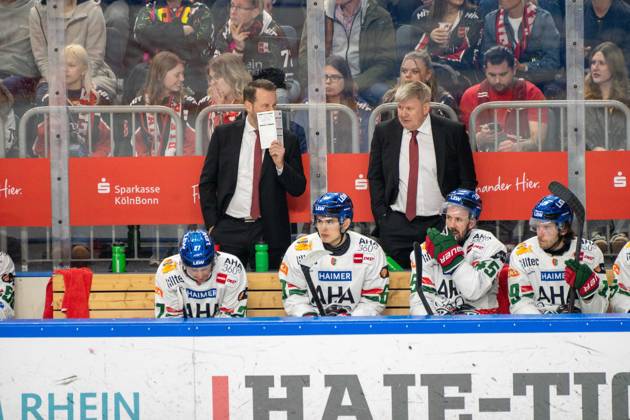 Bill Peters, Head Coach, Augsburger Panther , Koelner Haie vs Augsburger Panther, Penny Deutsche Eishockey Liga, DEL, Herren , 48 Spieltag, 04 03 2026 Köln NRW Germany Copyright: xkolbert-press MartinxWdziecznyx