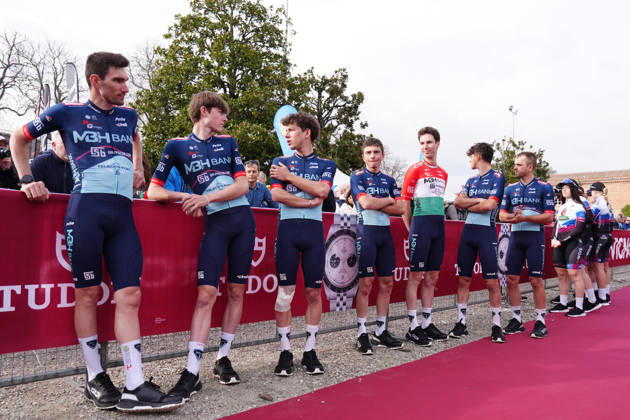 MBH BANK CSB TELECOM FORT during the team presentation of the Strade Bianche e Strade Bianche Women cycling race in Siena - Tuscany - Italy - Friday, March 6 2026. - cycling Copyright: xPaolone xLaPressex