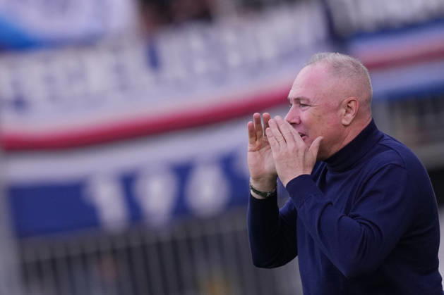 Frosinone s head coach Massimiliano Alvini during the Serie BKT soccer match between Frosinone and Sampdoria at the Frosinone Benito Stirpe stadium, Italy - Sunday, March 8, 2026 - Soccer ( Photo by Alfredo Falcone LaPresse ) Copyright: xAlfredoxFalcone LaPressex