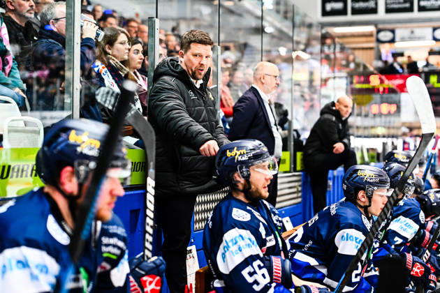 Jannu Kujala Co Coach, Assistant Coach, Performance Coach, Iserlohn Roosters , GER, Iserlohn Roosters vs Fischtown Pinguins Bremerhaven, Ice Hockey, Penny DEL, 50 Matchday, Season 2025 2026, 08 03 2026, GER, Iserlohn Roosters vs Fischtown Pinguins Bremerhaven, Ice Hockey, Penny DEL, 50 Matchday, Season 2025 2026, 08 03 2026 Iserlohn Copyright: xJonasxBrockmann Eibner-Pressefotox EP_JBN