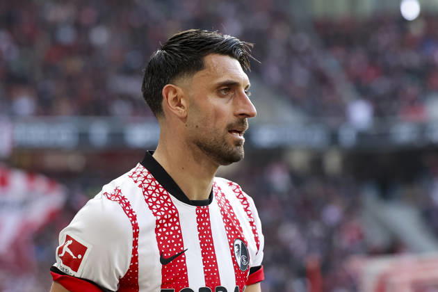 Vincenzo Grifo SC Freiburg, 32 , Germany, Soccer, 1 Bundesliga, 25 Matchday, 2025 2026, SC Freiburg vs Bayer 04 Leverkusen, 07 03 2026, Freiburg im Breisgau Europa Park Stadium Germany Copyright: xGrantxHubbsx