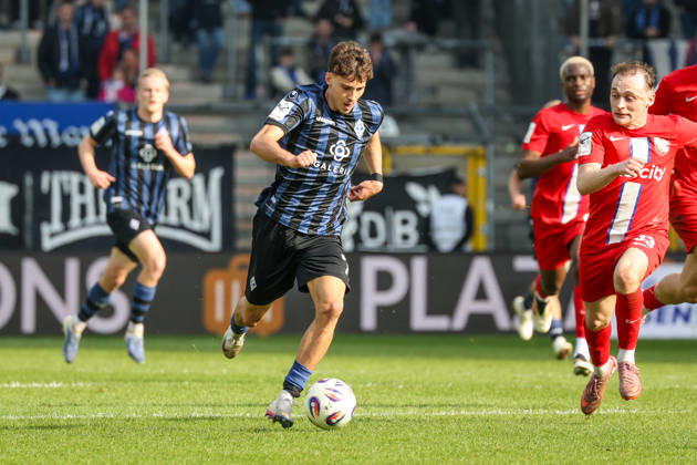 Lovis Bierschenk SV Waldhof Mannheim, 7 Soccer 3 Liga, 28 Matchday, SV Waldhof Mannheim vs TSV Havelse on 08 03 2026 in Mannheim Carl Benz Stadion , Germany Mannheim Carl Benz Stadion Germany Copyright: xFranzxReindelx