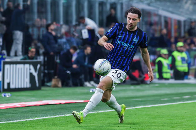 Carlos Augusto of FC Internazionale seen in action during Serie A 2025 26 football match between AC Milan and FC Internazionale at San Siro Stadium in Milan Italy on 08 March 2026. Milan Stadio San Siro Milan Italy Copyright: xEPhotopressx SP24-1389-130